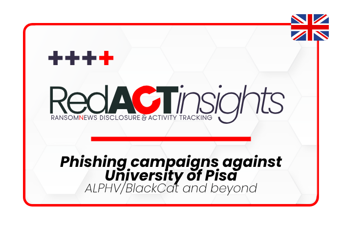 RedACTinsights University of Pisa